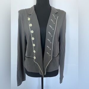 LURDES BERGADA Tailored Asymmetrical Viscose jacket